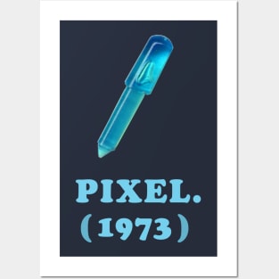 PIXEL. (1973) (LiteBrite peg) Posters and Art